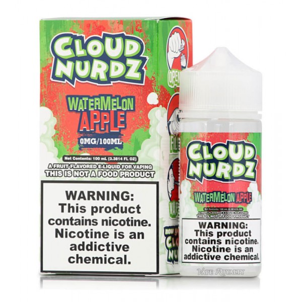E LIQUID 100ML CLOUD NURDZ VAPE JUICE 70/30 SHORT FILL 0MG SUB OHM