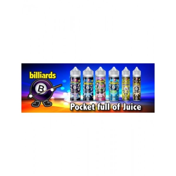 Billiards Vape Range 0-mg 120ml Shortfill E-l...