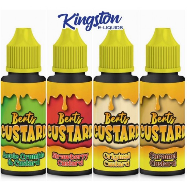 BERTS CUSTARD E-LIQUID 100ML SHORT FILL BY KI...