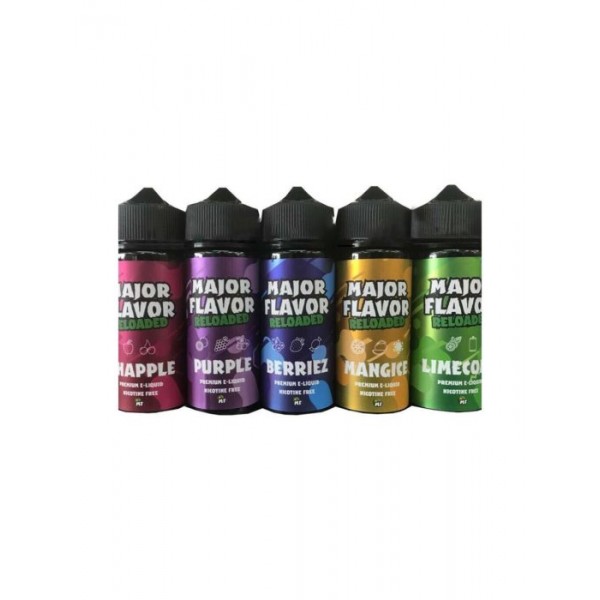 MAJOR FLAVOR RELOADED 100ml E Liquid Juice 0MG Vape
