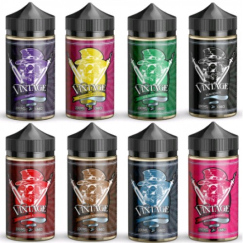 Vintage Premium E-liquid Vape Juice 8 Flavour...