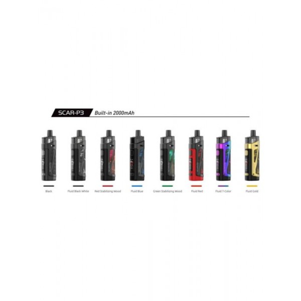 Brand New Smok Scar P3 Pod System Vape Kit 100% Authentic Starter ecig Kit Mod