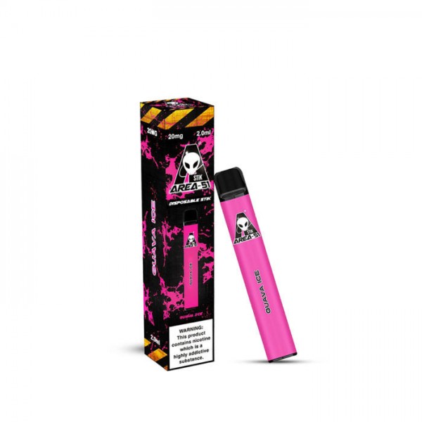 AREA 51 GUAVA ICE DISPOSABLE POD DEVICE 600 P...