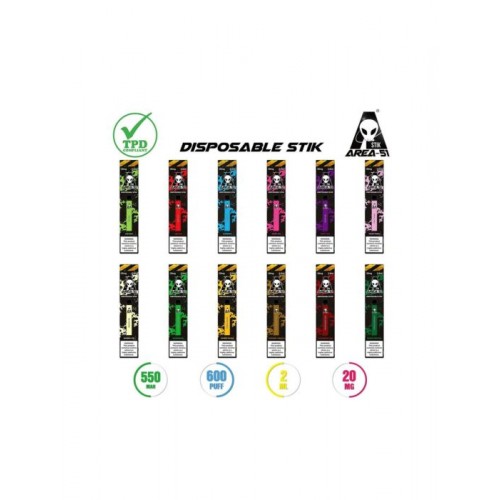 Area 51 Disposable Stick Vape Pod Kit | 2ml |...