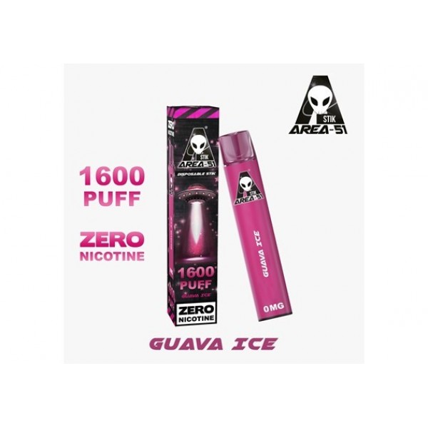 AREA 51 GUAVA ICE DISPOSABLE POD DEVICE 0MG 1...