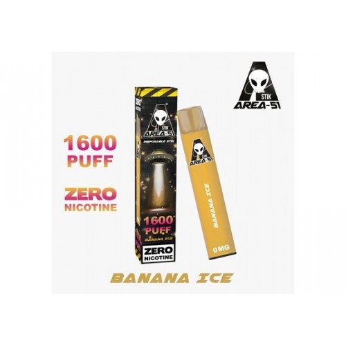 AREA 51 BANANA ICE DISPOSABLE POD DEVICE 0MG ...