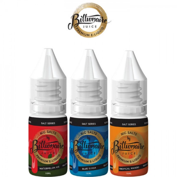 BILLIONAIRE JUICE Nic Salt E Liquid Range NEW Vape