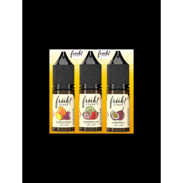 Frukt Cyder - Nicotine Nic Salt E Liquid Vape Juice 10ML 10 BOTTLES