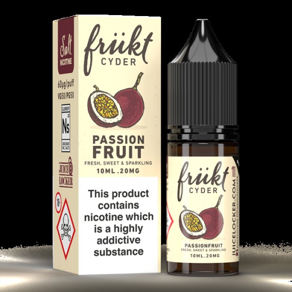 Frukt Cyder - Nicotine Nic Salt E Liquid Vape Juice 10ML 10 BOTTLES