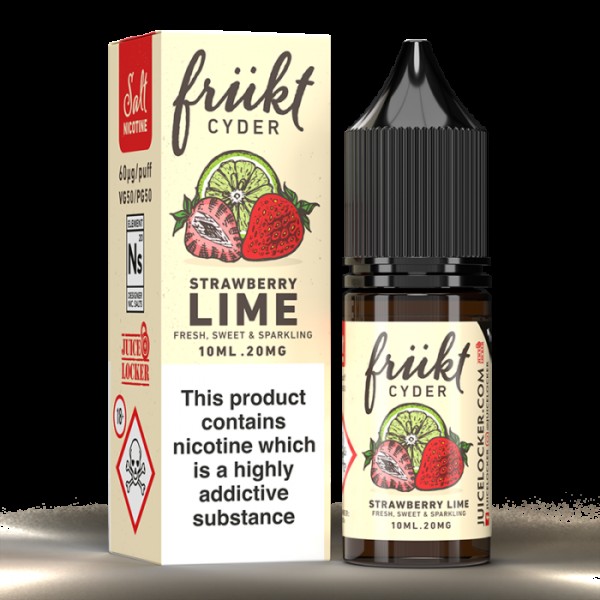 Frukt Cyder - Nicotine Nic Salt E Liquid Vape Juice 10ML 10 BOTTLES