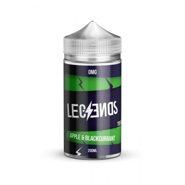 Apple & Blackcurrant Vape Juice By Legends E-Liquid 0mg 200ml 70/30