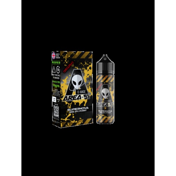 AREA 51 E-LIQUID ALL FAVOURS AVAILABLE 100ML