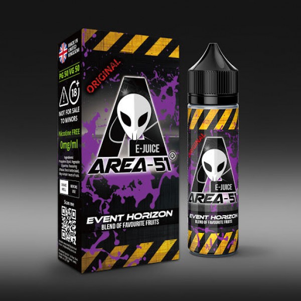 AREA 51 E-LIQUID ALL FAVOURS AVAILABLE 100ML