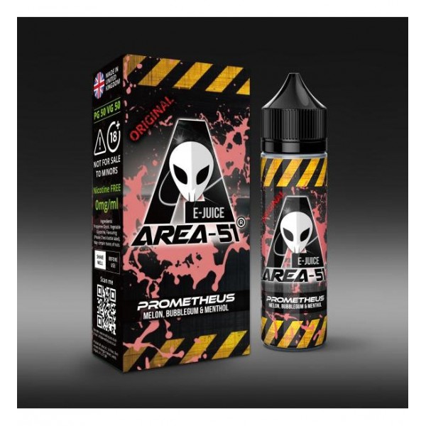 AREA 51 E-LIQUID ALL FAVOURS AVAILABLE 100ML