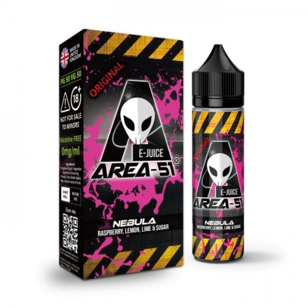 AREA 51 E-LIQUID ALL FAVOURS AVAILABLE 100ML