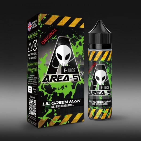 AREA 51 E-LIQUID ALL FAVOURS AVAILABLE 100ML