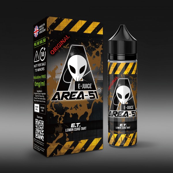 AREA 51 E-LIQUID ALL FAVOURS AVAILABLE 100ML