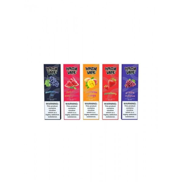 Windy Vape Disposable Pod Nic Salt 300 Puffs ...