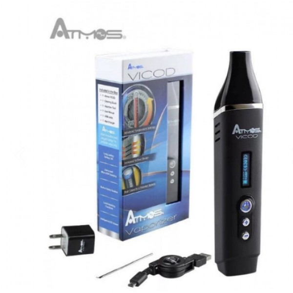 Atmos Vicod Portable Herbal Aromatherapy Vaporizer Pen OLED Temperature Display