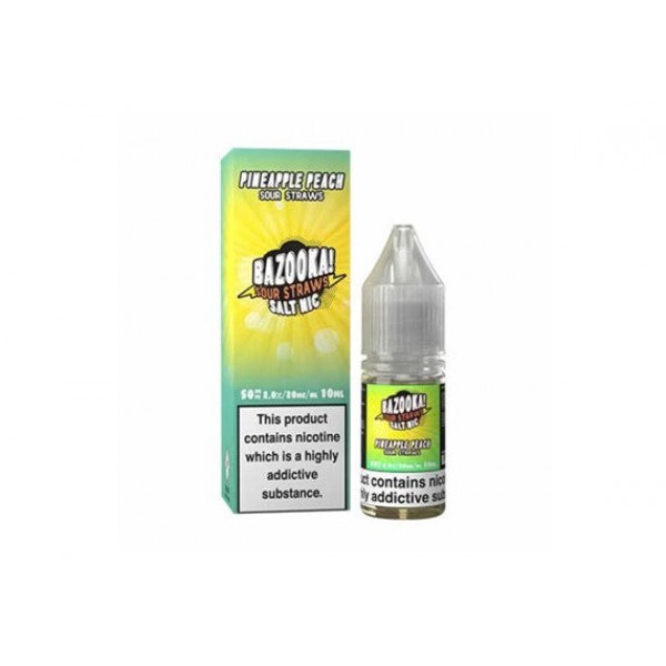 PINEAPPLE PEACH (SOUR STRAWS) 10ML NIC SALT B...