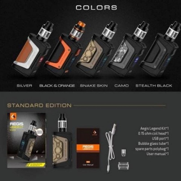 Geekvape Aegis Legend Only Mod 200W -And Full Kit