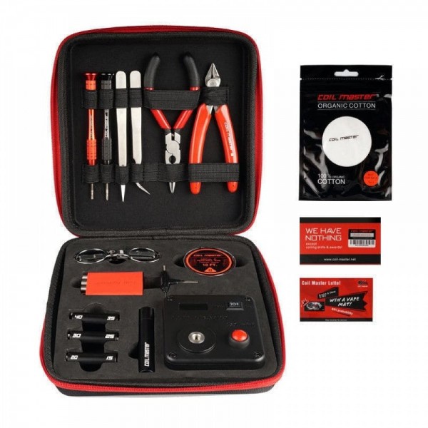 GENUINE Coil Master V3 Kit DIY RBA RDA RTA Includes 521 Mini Tab COILMASTER V3