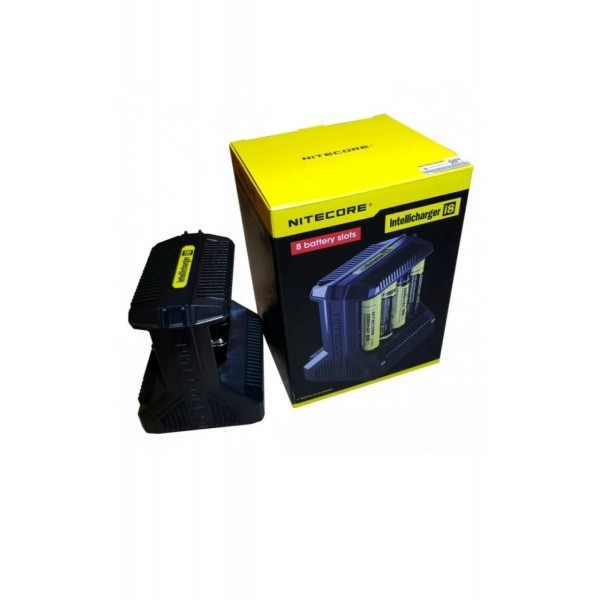 Nitecore I8 8 Bay charger Intelligent 18650 20700 21700 26650