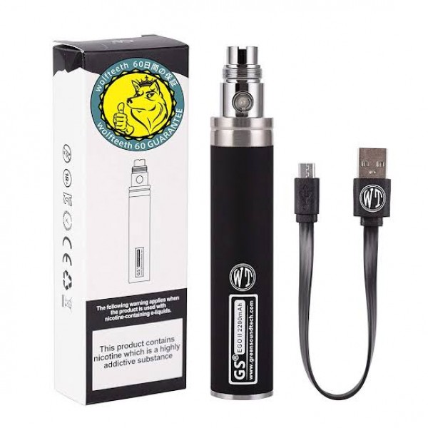 Authentic GS EGO 2 E Cig 2200mah Shisha cigarette Battery Micro USB Charger