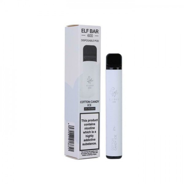 ELF BAR COTTON CANDY ICE DISPOSABLE POD DEVIC...