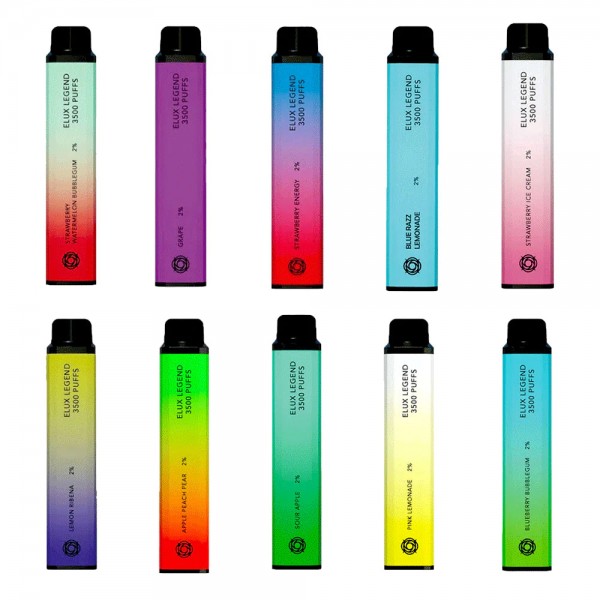 ELUX LEGEND 3500 PUFFS DISPOSABLE £8.99 ALL FLAVOURS 20mg