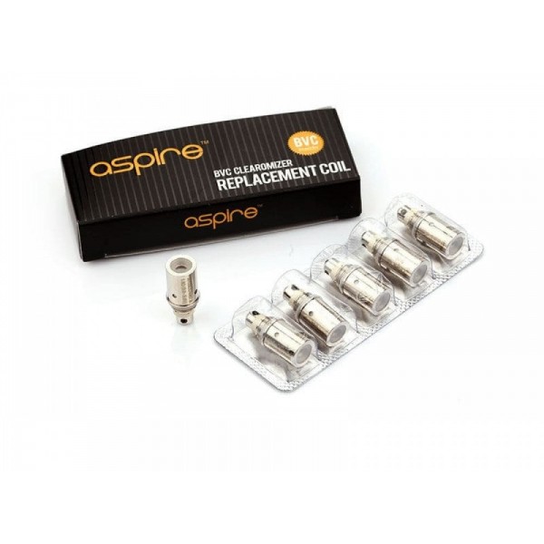 ASPIRE BVC DUAL REPLACEMENT ATOMISER COILS 1.8 1.6 OHM