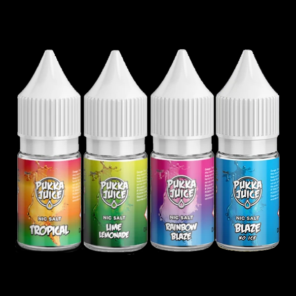 Pukka Juice Nic Salt E Liquids 10MG/20mg