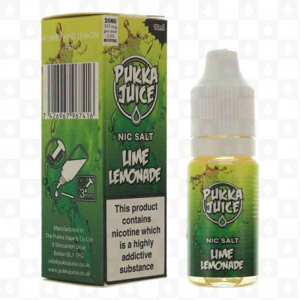 Pukka Juice Nic Salt E Liquids 10MG/20mg