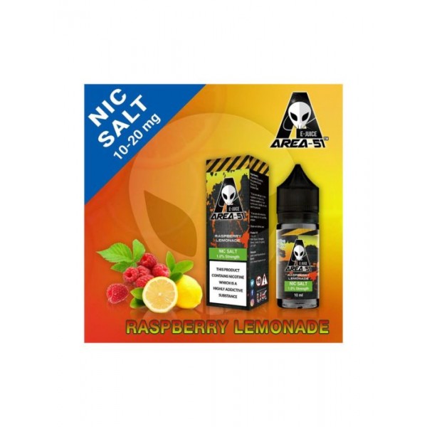 Area 51 10ml Flavour 10mg/ml 20mg/ml Nicotine Salt BOX OF 10 BOTTLES