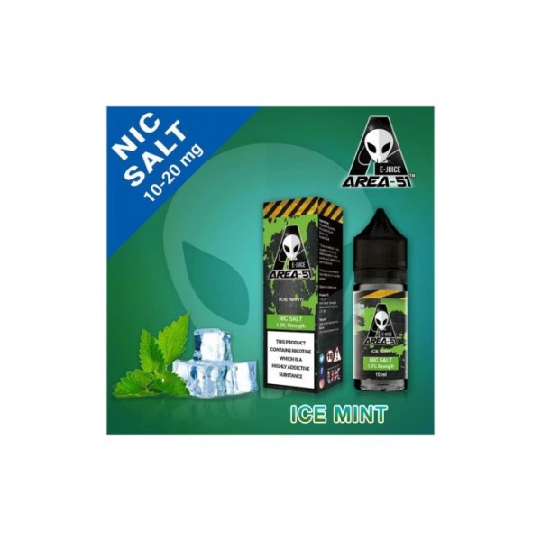 Area 51 10ml Flavour 10mg/ml 20mg/ml Nicotine Salt BOX OF 10 BOTTLES