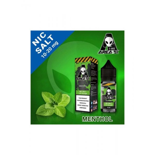 Area 51 10ml Flavour 10mg/ml 20mg/ml Nicotine Salt BOX OF 10 BOTTLES