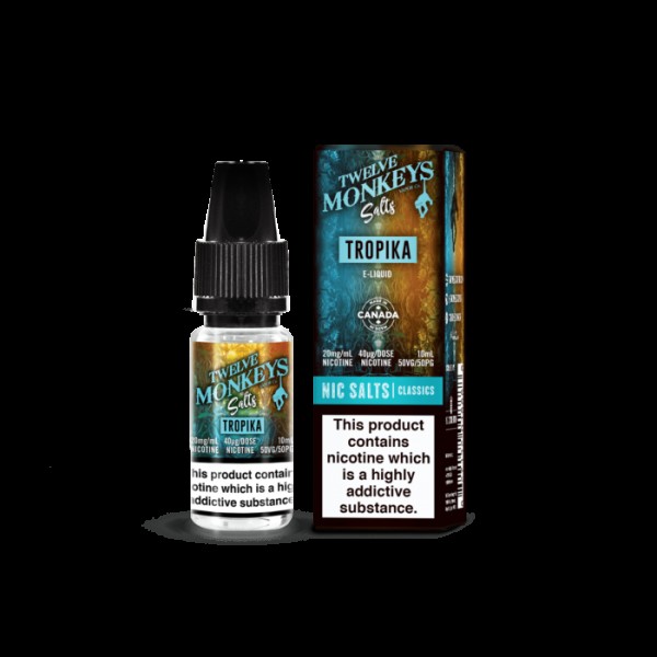 12 Twelve Monkeys Nicotine Nic Salt  20mg 50VG/50PG