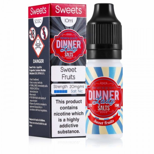 Dinner Lady Nic Salts E Liquid Vape Juice Multipack